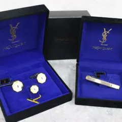 ◇未使用保管品 イヴサンローラン カフス・タイピンセット