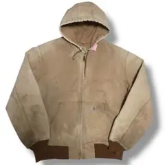 カーハートcarhartt アクティブジャケット　90s USA 90s Carhartt JR108 Steel Blue Active Jacket Made in U.S.A.