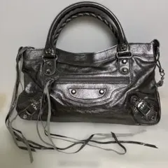 BALENCIAGA バレンシアガ ファースト　シルバー　ほぼ未使用