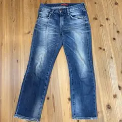 RED CARD ダークブルー ストレートデニム