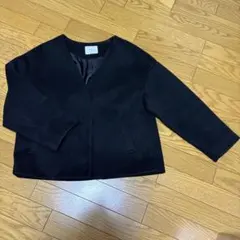 ジャケットコート　黒　フリーサイズ