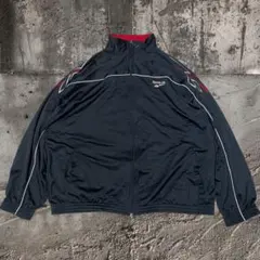 【激レア】90s リーボックトラックジャケット刺繍ロゴゆるだぼ古着ストリート