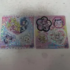 値下げ　丸美屋プリキュアシール2枚 02番 27番