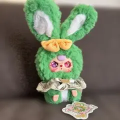 babythree うさぎ ぬいぐるみ 緑
