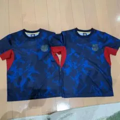 FCバルセロナ サッカーTシャツ 140cm×2枚