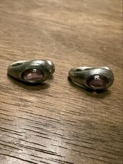 シルバー925 イヤーカフ 2点セット オーガニックデザイン