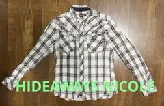 HIDEAWAYS NICOLE チェック柄 ウエスタンシャツ ネルシャツ 46のサムネイル