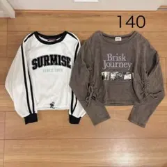 Lovetoxic Jessy Logan ラブトキ S 140 子供服 ロンT