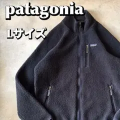 patagonia パタゴニア フリースジャケット Lサイズ ネイビー 古着