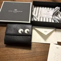 ANYA HINDMARCH 三つ折り財布 Eyes ブラックのサムネイル