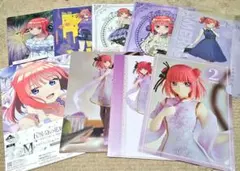 五等分の花嫁 きゃらっとくじ 中野二乃 BIGアクリルスタンド 　計9点セット 五等分の花嫁∽ BIGアクリルスタンド【中野二乃】｜アニメ