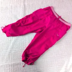 PUMA プーマ 7分丈 クロップドパンツ レディース L ピンク 撥水