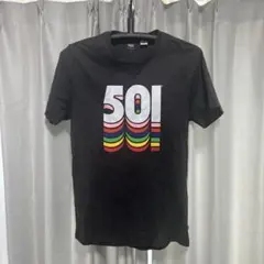 Levi's 501 ロゴ Tシャツ M ブラック