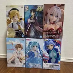 【新品】美少女フィギュア６体 初音ミク 巴マミ 猫猫 木之本桜 アーリャ 波動のサムネイル