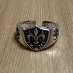 メンズ　指輪　リング　ヴィンテージ　メキシカン　ジュエリー　フルール・ド・リス