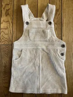 コーデュロイ・デニム ジャンバースカート 2着セット