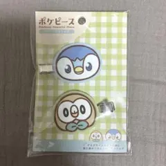 ポケピース ラバーヘアクリップ ポッチャマ＆モクロー
