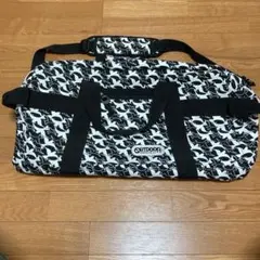 OUTDOOR ボストンバッグ　白・黒　モノトーン　鳥柄　限定モデル
