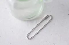 SV925 シルバー キーホルダー ボールチェーン 幅2.0mm 10cm 1本