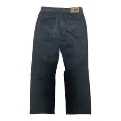 Lee ストレートデニム 日本製 ブラック W32×L33