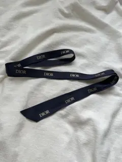 Dior ネイビーサテンリボン 1m50cm