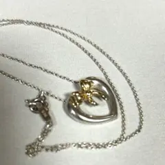 ☆廃盤☆ Tiffany ティファニー 750 ハート リボン ネックレス - メルカリ