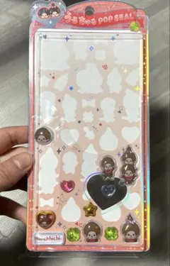 【正規品】うるちゅるポップシール　もんちっち　モンチッチ　シール　おすそ分け