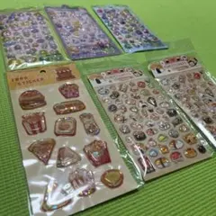 [신품/미사용] 플럼프 스티커 워터 스티커 6종 세트