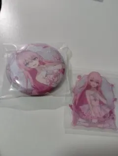 巡音ルカ 缶バッジ ステッカー セット