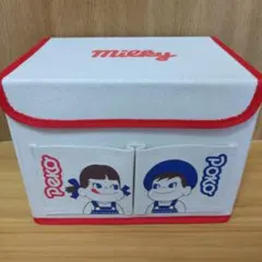 mini9月 付録 ペコちゃん＆ポコちゃん 収納BOX