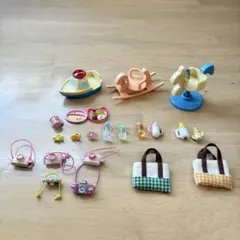 シルバニアファミリー　小物　まとめ売り　哺乳類　ヨット　木馬