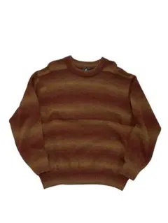 H&M L 茶 橙 ニットセーター