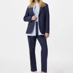 ユニクロ スラックス テーパードパンツ 感動スリムパンツ 大きいサイズ