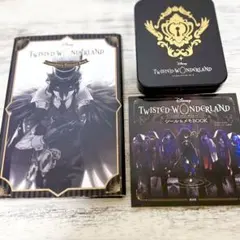 ツイステ ポストカードブック シール＆メモブック ステッカー セット