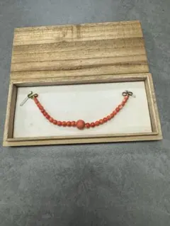 和装 羽織紐 本珊瑚 箱付き