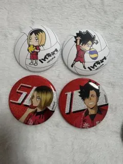 ハイキュー!! 缶バッジ 黒尾鉄朗 孤爪研磨