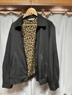 Backers ブラック Lサイズ ブルゾン 豹柄