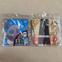 鬼滅の刃　我妻善逸　嘴平伊之助　巾着袋　２枚セット　新品未使用