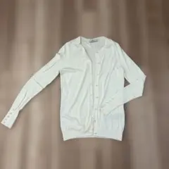 ZARA KNIT アイボリー カーディガン