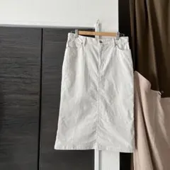 無印良品ゆったりXLサイズ着丈69ウエスト平置40mujiコーデュロイのスカート
