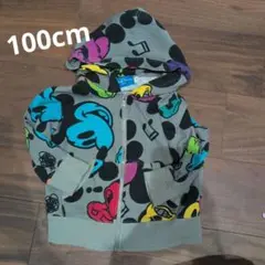 ミッキーマウス カラフルパーカー 100cm