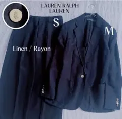 【ローレンラルフローレン】リネン 金ボタン セットアップ ジャケット パンツ