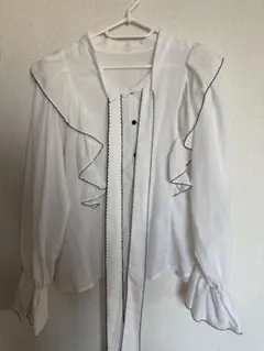 フリルボウタイブラウス NICE CLAUP