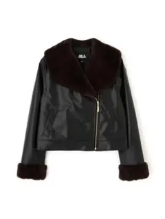フェイクファーライダースジャケット JILL by JILL STUART