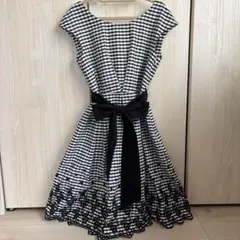 CECIL McBEEノースリーブ ギンガムチェック ワンピース