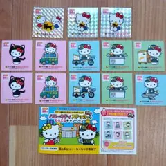 ヤマト運輸　ハローキティ　宅急便50周年 ハローキティ ホログラムステッカー