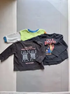 長袖Tシャツ3枚まとめ売り80cm90cm MARKEY'S BREEZE男の子