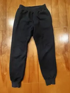 UNIQLO 140サイズ　裏ボア　スェットパンツ　黒