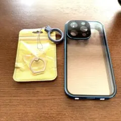 iPhone15pro用全面保護スマホケース