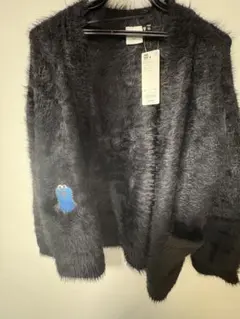 パペットスンスン　オーバーサイズカーディガン　ブラック　Mサイズ　GU